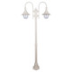 Monaco Twin Head Medium Post - Beige Finish / E27 Monaco Twin Head Medium Post - Beige Finish / E27